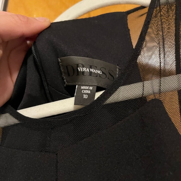 Vera Wang Floor Length Black Dress - Picture 2 of 4